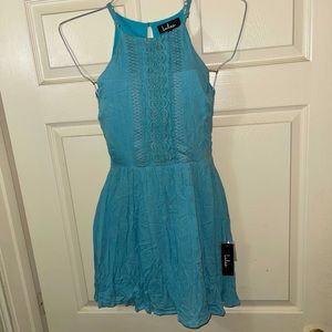 Lulus light blue dress NWT
